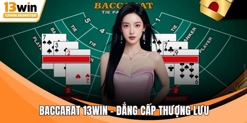 Baccarat 13WIN – Đẳng Cấp Thượng Lưu Bàn Bài Kinh Điển