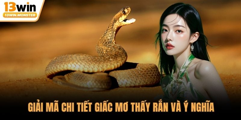 Giải mã chi tiết giấc mơ thấy rắn và ý nghĩa
