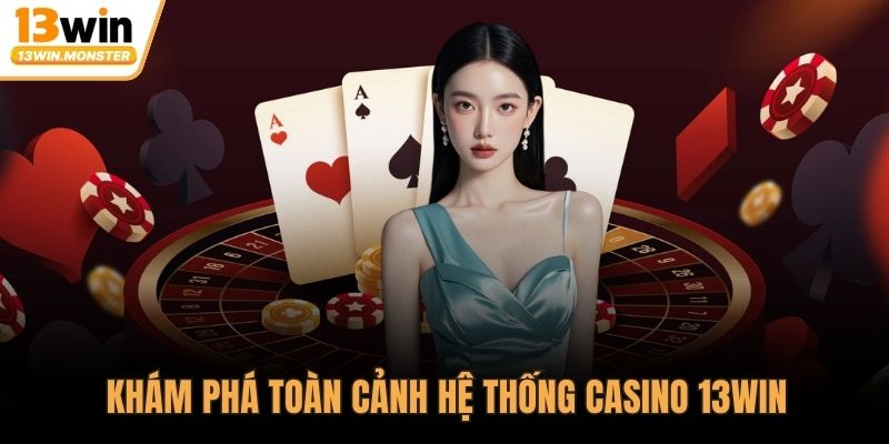 Khám phá toàn cảnh hệ thống casino 13WIN