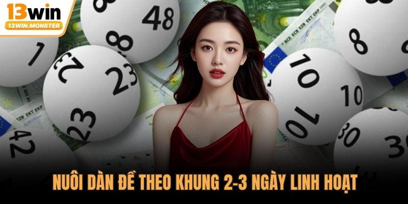 Nuôi dàn đề theo khung 2–3 ngày linh hoạt