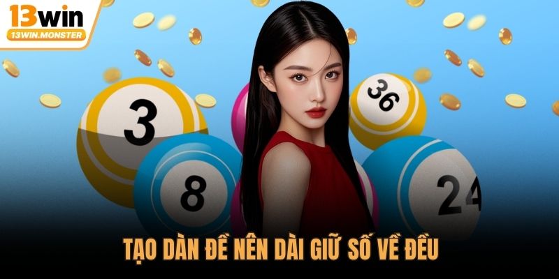 Tạo dàn đề nên dài giữ số về đều