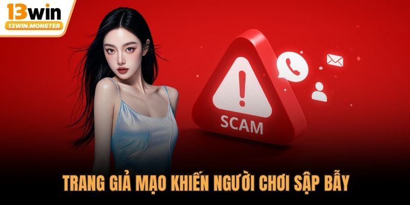 Trang giả mạo khiến người chơi sập bẫy
